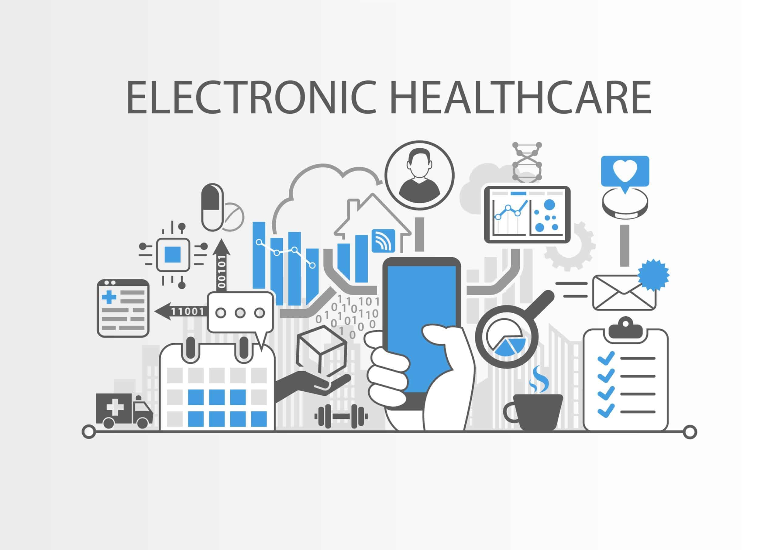 What are the "Ten E's" in E-Health?