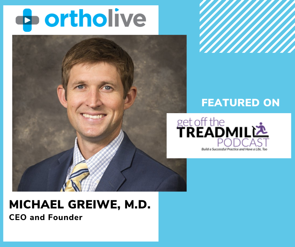 Ortholive Founder Featured on the Get Off the Treadmill Podcast