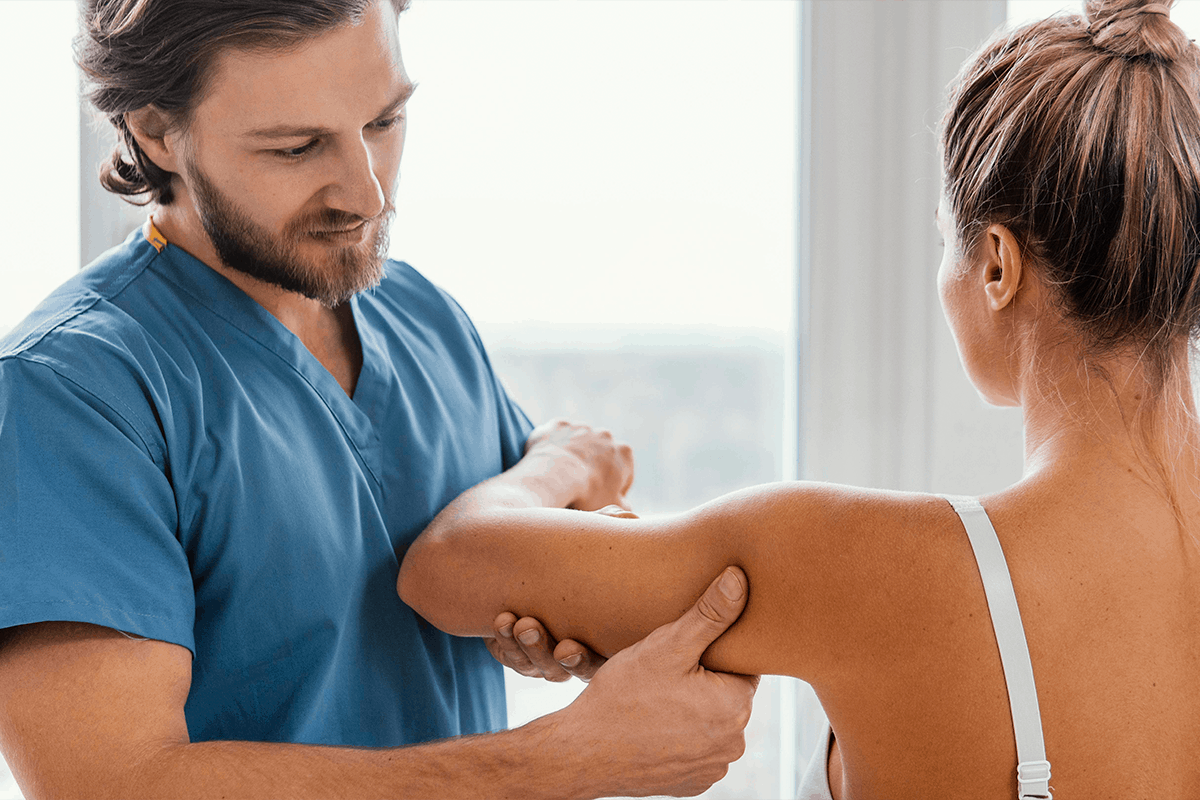 How Are Most Musculoskeletal Disorders Caused? Specialist examines patient for Musculoskeletal disorders